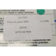 2006-2012 Porsche 911 997 Convertible SRS Bag Diagnostic Control Module OEM