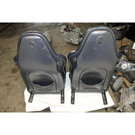 1999-2004 Porsche 911 Boxster Sport Seat Seats Pair Front Blue NOTE