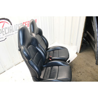 1999-2004 Porsche 911 Boxster Sport Seat Seats Pair Front Blue NOTE