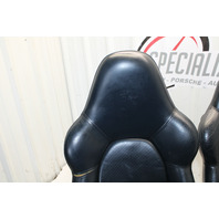 1999-2004 Porsche 911 Boxster Sport Seat Seats Pair Front Blue NOTE