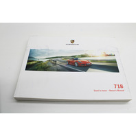2017 Porsche Cayman 718 Owner Manual And Case OEM