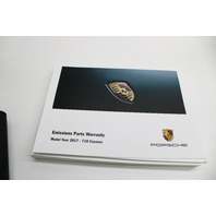 2017 Porsche Cayman 718 Owner Manual And Case OEM
