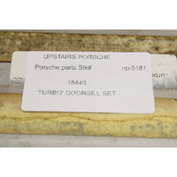 1999-2004 Porsche 911 996 Stainless Steel Door Sill Trim "Turbo"