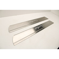 1999-2004 Porsche 911 996 Stainless Steel Door Sill Trim "Turbo"
