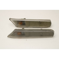 Porsche 911 Boxster Front Side Marker Signal Light Lamp Clear Set OEM