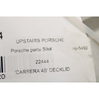 2002-2004 Porsche 911 996 C4S Coupe Engine Cover Trunk Lid OEM