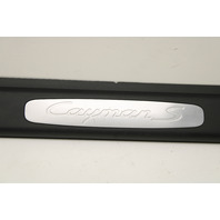 2005-2012 Porsche Cayman Door Sill Entry Molding "Cayman S" - 98755130307 OEM