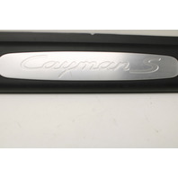 2005-2012 Porsche Cayman Door Sill Entry Molding "Cayman S" - 98755130307 OEM