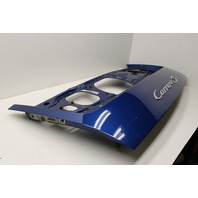 2009-2012 Porsche 911 997.2 Engine Lid Bare Aqua Blue OEM