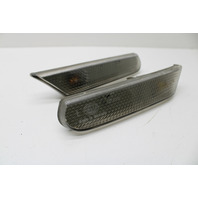 Porsche 911 Boxster Front Side Marker Signal Light Lamp Clear Set OEM