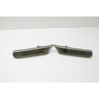 Porsche 911 Boxster Front Side Marker Signal Light Lamp Clear Set OEM
