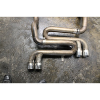 1999-2004 Chevrolet Corvette C5 LS1 Dual Muffler Delete Tail Pipe Bypass Pair OEM