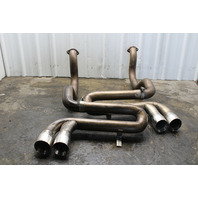 1999-2004 Chevrolet Corvette C5 LS1 Dual Muffler Delete Tail Pipe Bypass Pair OEM