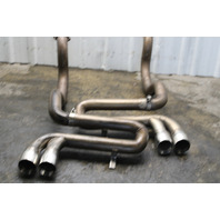 1999-2004 Chevrolet Corvette C5 LS1 Dual Muffler Delete Tail Pipe Bypass Pair OEM