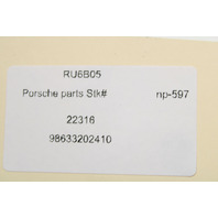 2003 2004 Porsche Boxster 986 2.7 Axle Shaft CV Joint Right OEM