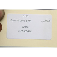 2003-2010 Porsche Cayenne Turn Signal Wiper Column Switch OEM