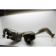 2017-2022 Porsche Boxster Cayman 718 Exhaust Muffler Pair Set Boysen Valved Right Left OEM