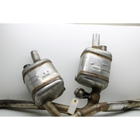 2017-2022 Porsche Boxster Cayman 718 Exhaust Muffler Pair Set Boysen Valved Right Left OEM