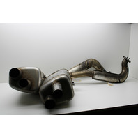 2017-2022 Porsche Boxster Cayman 718 Exhaust Muffler Pair Set Boysen Valved Right Left OEM