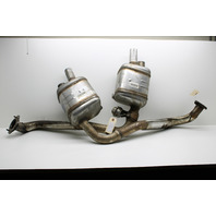 2017-2022 Porsche Boxster Cayman 718 Exhaust Muffler Pair Set Boysen Valved Right Left OEM