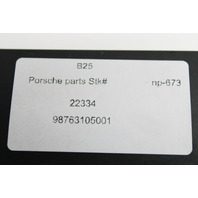 05-12 Porsche Boxster Rear Center Third Brake Stop Light 98763105001 OEM