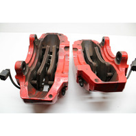 2008 2009 2010 Porsche Cayenne Gts Front Brake Caliper Set Pair Brembo Red - 95535142122 OEM