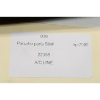 1990-1994 Porsche 911 964 Ac Hose Pressure Pipe Intake OEM