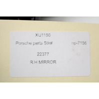 2017 2018 2019 Porsche Boxster Cayman Door Mirror Right Rear View - 982972235C OEM