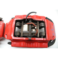 2008 2009 2010 Porsche Cayenne Gts Rear Brake Caliper Set Pair Brembo Red - 95535242151 OEM