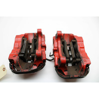 2008 2009 2010 Porsche Cayenne Gts Rear Brake Caliper Set Pair Brembo Red - 95535242151 OEM