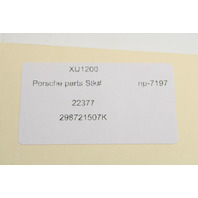 2017-2022 Porsche Boxster Cayman 718 Accelerator Pedal Sensor - 298721507K OEM