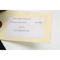 2002 2003 2004 Porsche 911 996 Rubber Floor Mat Mats All Weather OEM