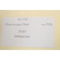 2011-2018 Porsche Cayenne 958 Front Seat Module Computer OEM