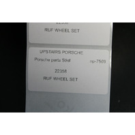 Porsche 911 964 993 RUF Wheels Rims 18X10 18X8.5 Rare OEM