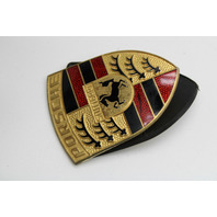Porsche 911 Boxster Cayman Front Hood Emblem Crest Emblem Badge OEM