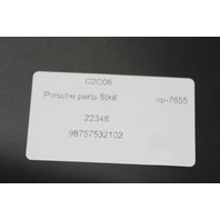 2005-2008 Porsche Boxster Left Radiator Air Duct Shroud 98757532102 OEM