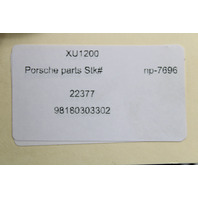 2013-2019 Porsche Boxster Cayman Left Seat Belt Black 98180303302 OEM