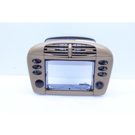 1999-2001 Porsche 911 996 Radio Bezel Dash Vent Switches Leather Complete Savanna OEM