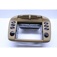 1999-2001 Porsche 911 996 Radio Bezel Dash Vent Switches Leather Complete Savanna OEM