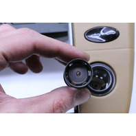 1999-2001 Porsche 911 996 Radio Bezel Dash Vent Switches Leather Complete Savanna OEM