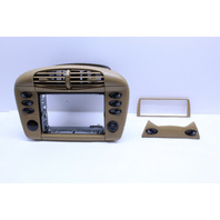 1999-2001 Porsche 911 996 Radio Bezel Dash Vent Switches Leather Complete Savanna OEM