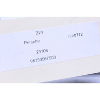 2014-2016 Porsche Cayman Rear Bumper License Plate Bracket OEM