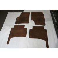 2003-2010 Porsche Cayenne Floor Mat Carpet Set Brown OEM Used