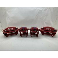 2015-2021 Volkswagen GTI Brake Calipers Front Rear 340mm RED OEM
