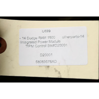 2013-2014 Dodge Ram 1500 Integrated Power TIPM Fuse Box 68089578AD OEM