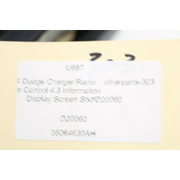 2010 Dodge Charger Radio Stereo Info Information Display