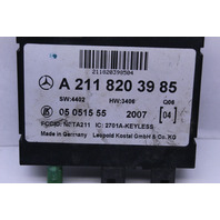 2008 Mercedes Benz Cls550 W219 Keyless Entry Control Module - 2118203985 OEM
