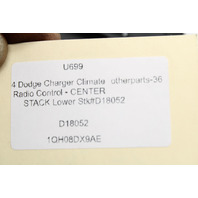 2013 Dodge Charger Climate Temperature Control Panel OEM