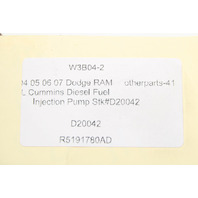 2005 Dodge Ram 5.9 Cummins Diesel Fuel Injection Pump - R5191780AD OEM
