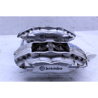 Chrysler 300 Charger Challenger SRT-8 Rear Brake Caliper Set Brembo Calipers Silver OEM